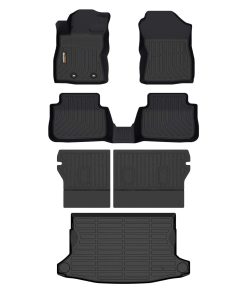 Juego de Tapetes para Piso de Autos Todo Clima y Protector