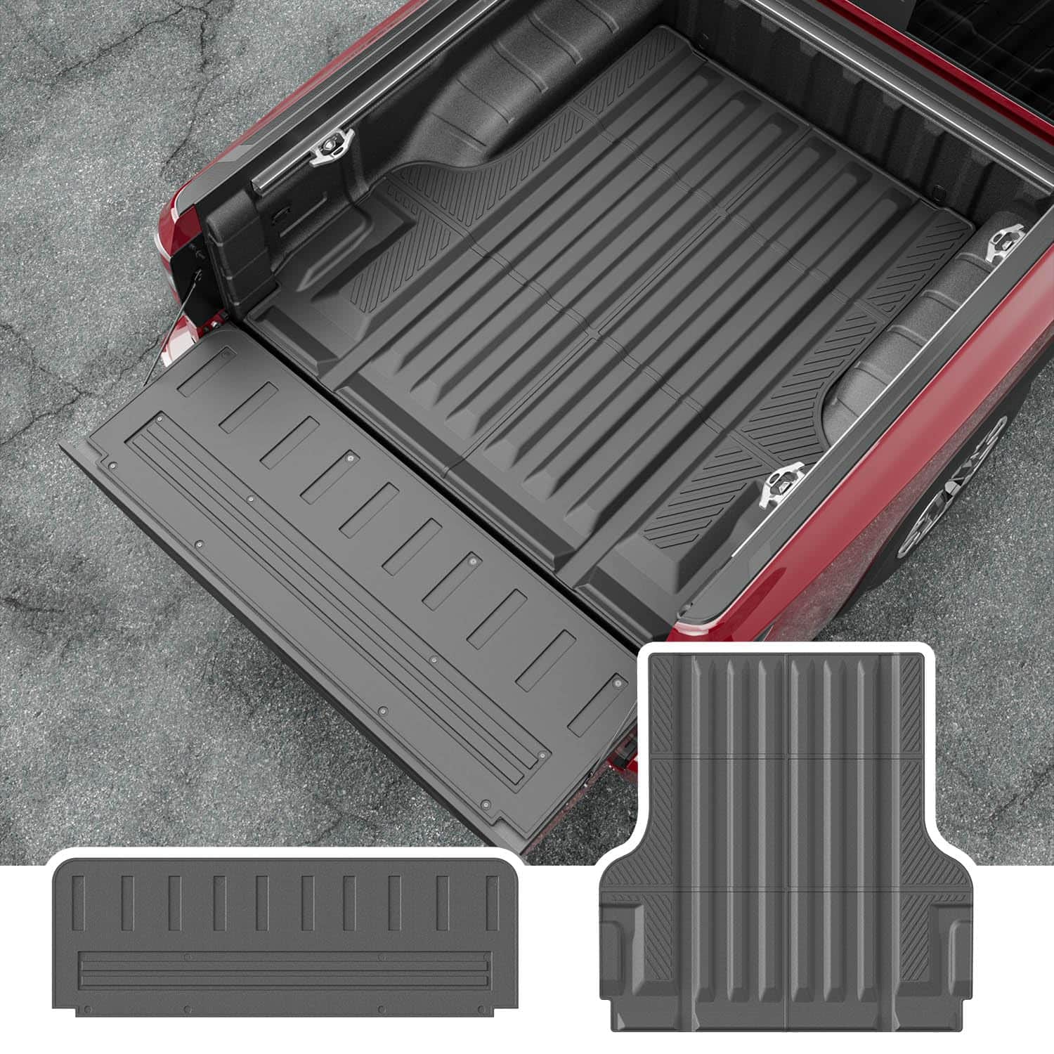 Tapete de cama para camioneta powoq compatible con Nissan