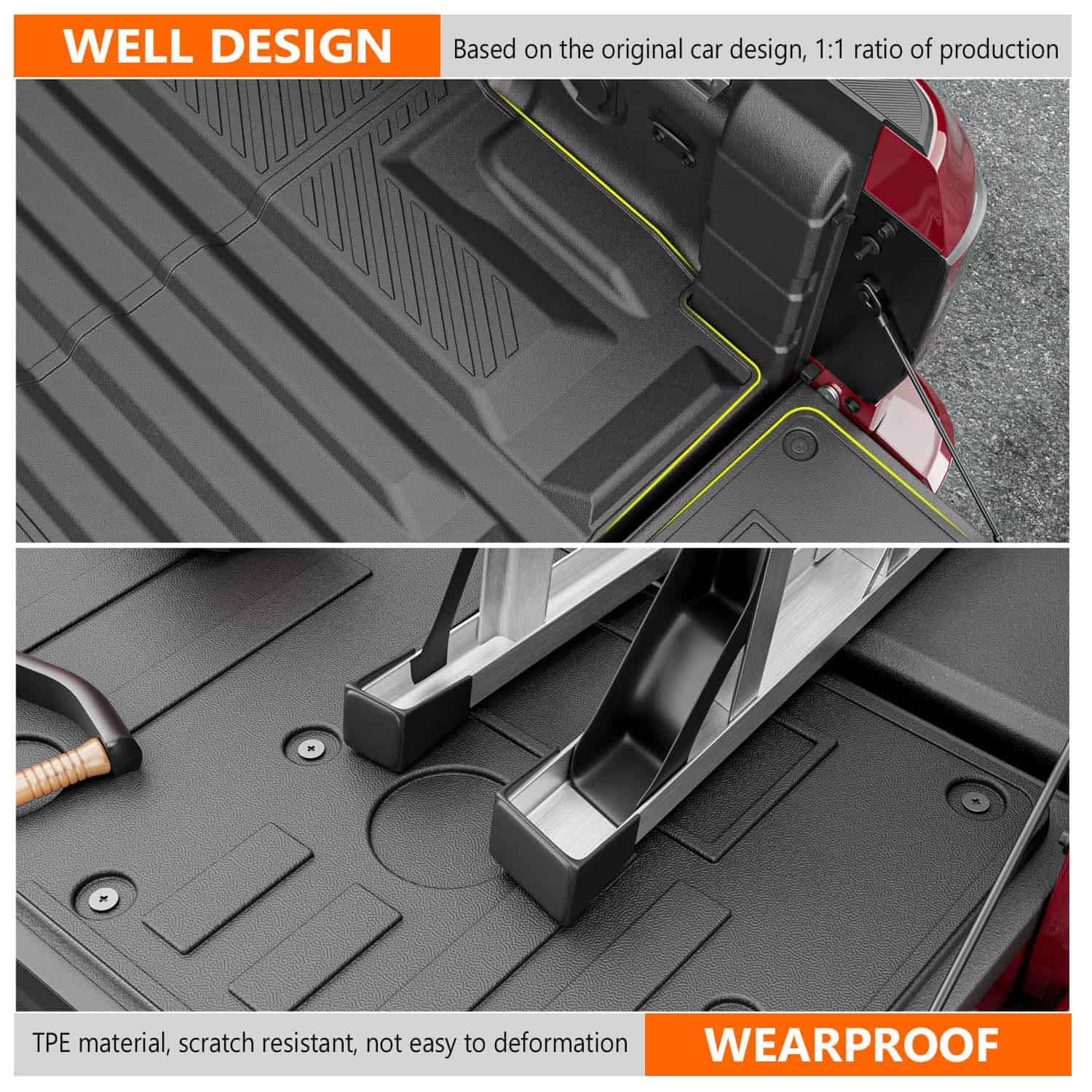 Alfombra de cama de camión powoq Compatible con Nissan - Imagen 7