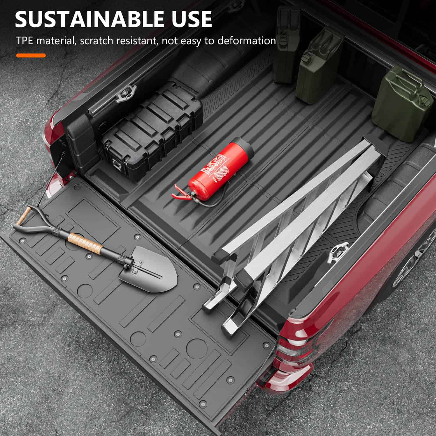 Alfombra de cama de camión powoq Compatible con Nissan - Imagen 5