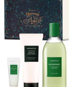 Set de regalo de cuidado capilar de romero AROMATICA -