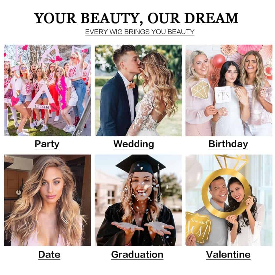 #27 Blonde Bundles Cabello Humano Ondas de Agua 20 22 24 - Imagen 10