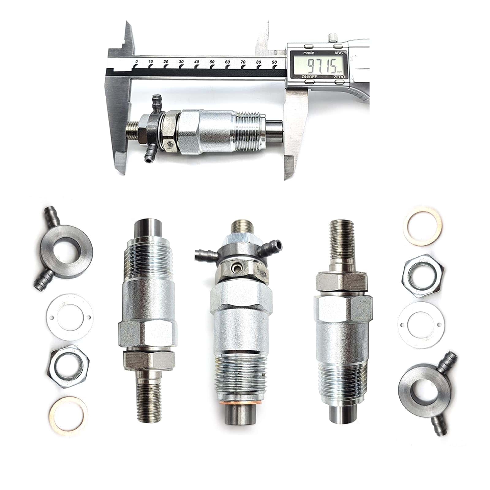 Kridets 3PCS Inyector de Combustible 3pcs Junta 15271-53000