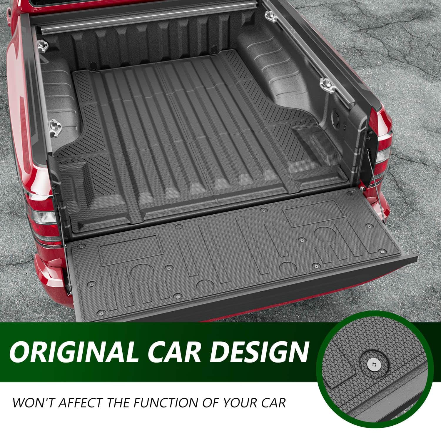 xipoqix Tapete para Camioneta y Tapete de Portón Compatible - Imagen 3