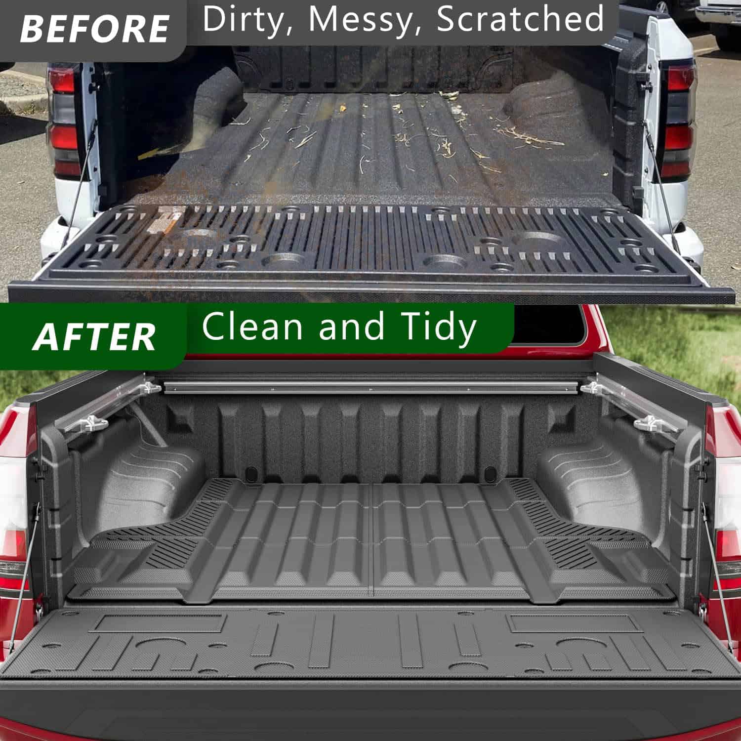 xipoqix Tapete para Camioneta y Tapete de Portón Compatible - Imagen 4