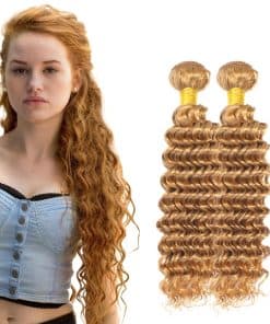 #27 Mechones de Cabello Humano Ondas Profundas 22 24