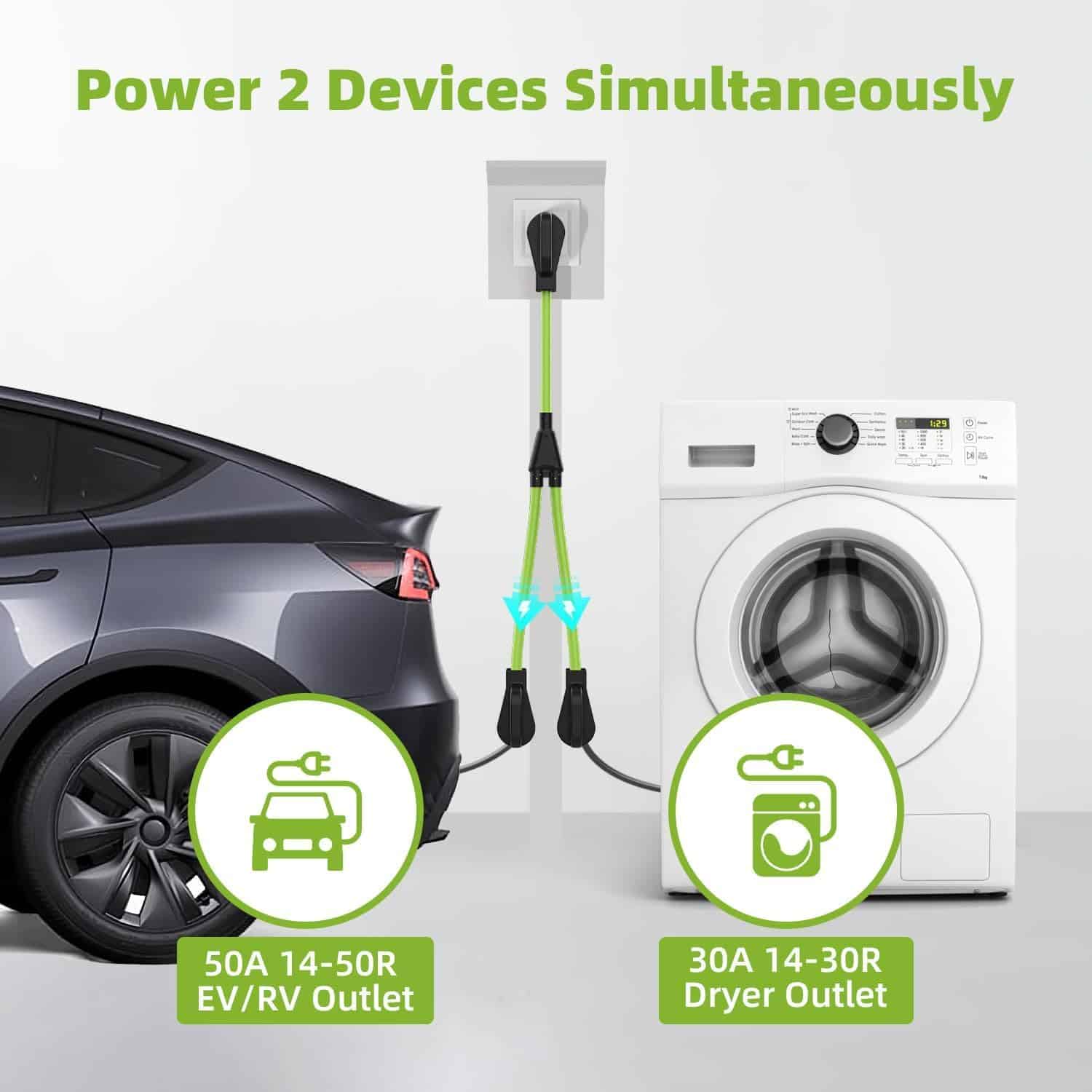 Divisor de corriente Y de 30 amperios para secadora a carga - Imagen 6