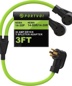 Divisor de corriente Y de 30 amperios para secadora a carga