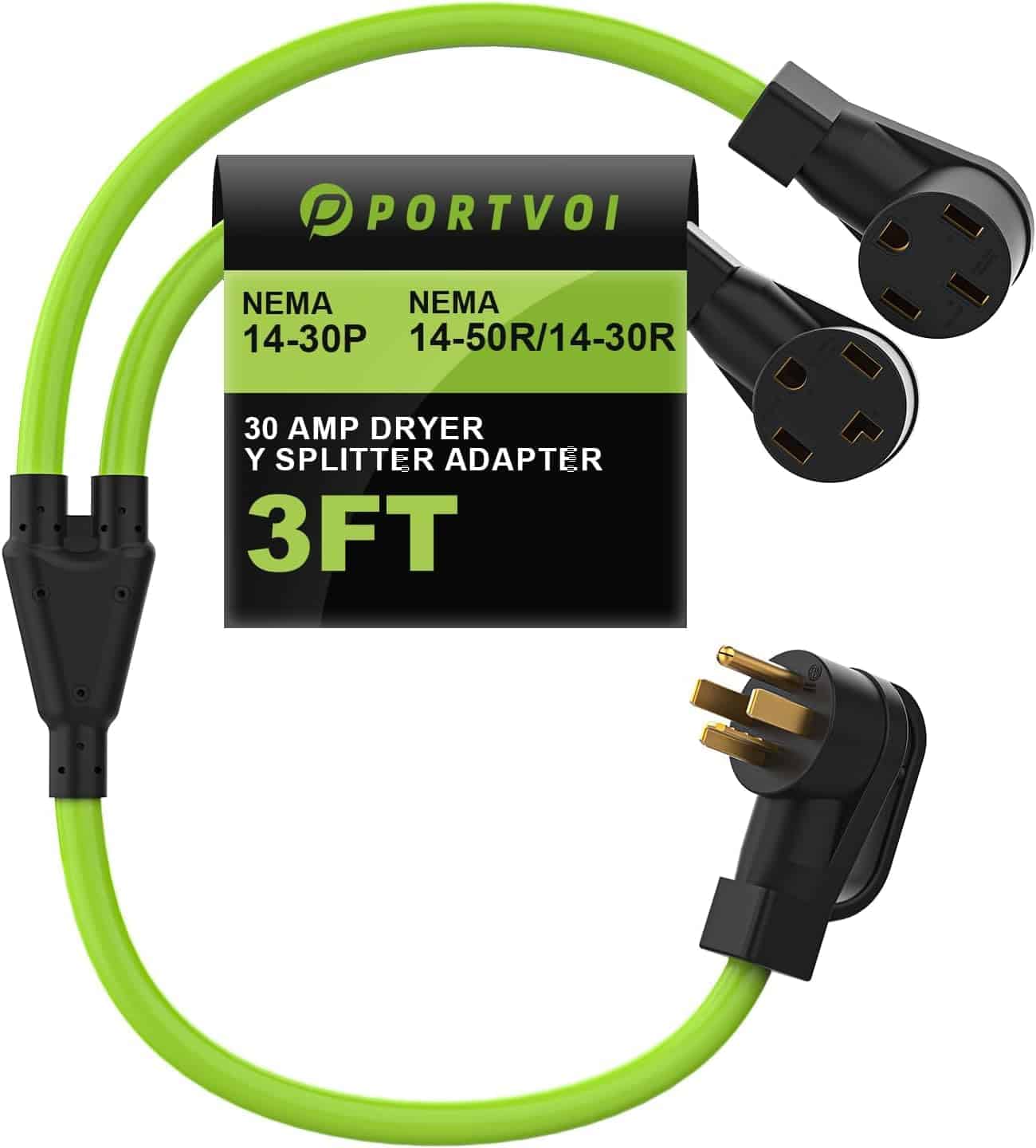 Divisor de corriente Y de 30 amperios para secadora a carga