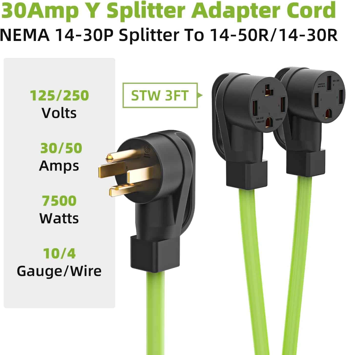 Divisor de corriente Y de 30 amperios para secadora a carga - Imagen 3