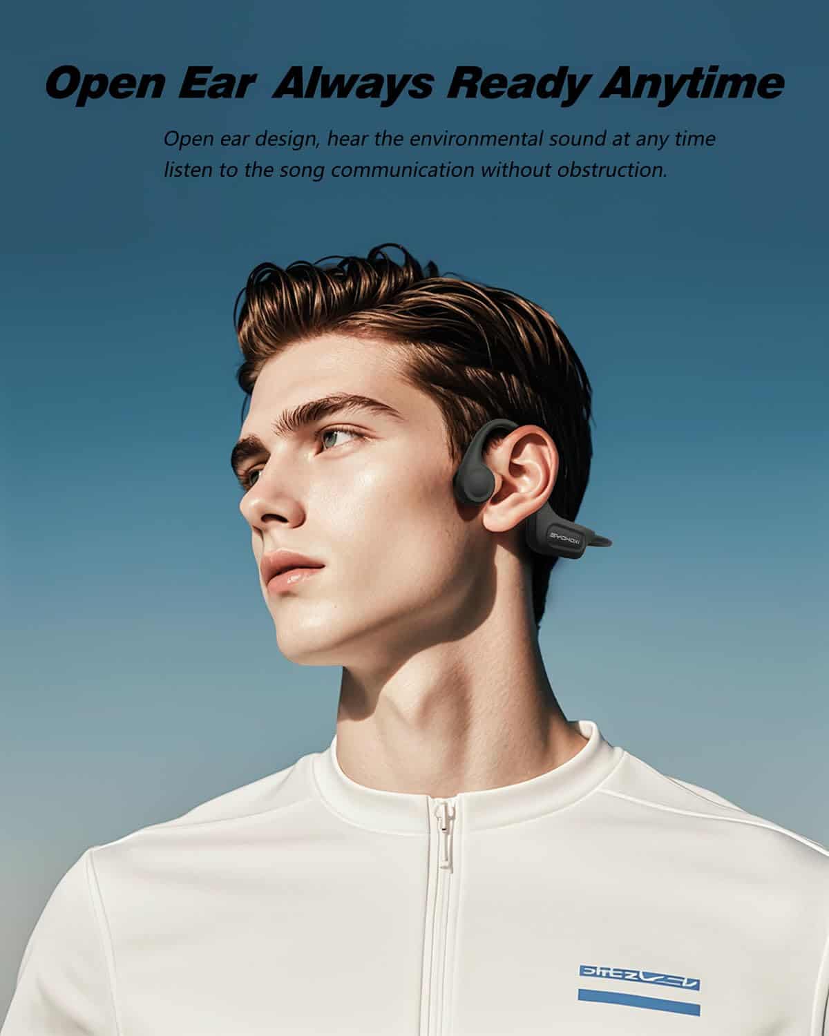 Audífonos deportivos de conducción ósea ultracómodos para - Imagen 7