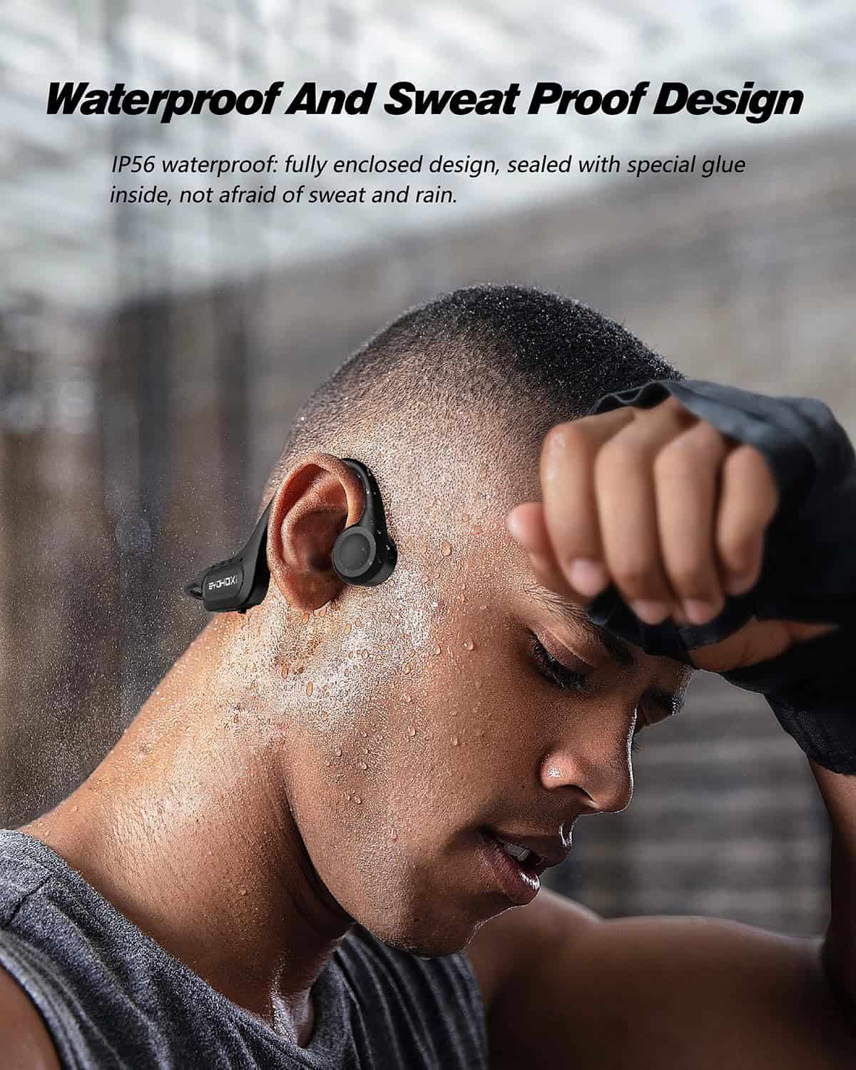 Audífonos deportivos de conducción ósea ultracómodos para - Imagen 5