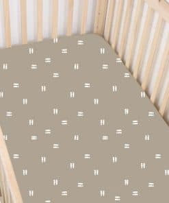 Sábanas de cuna unisex GUNAMUNA, colores suaves y