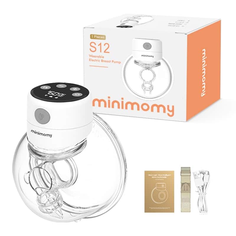 Minimomy Extractor de Leche Doble Inalámbrico Manos Libres,