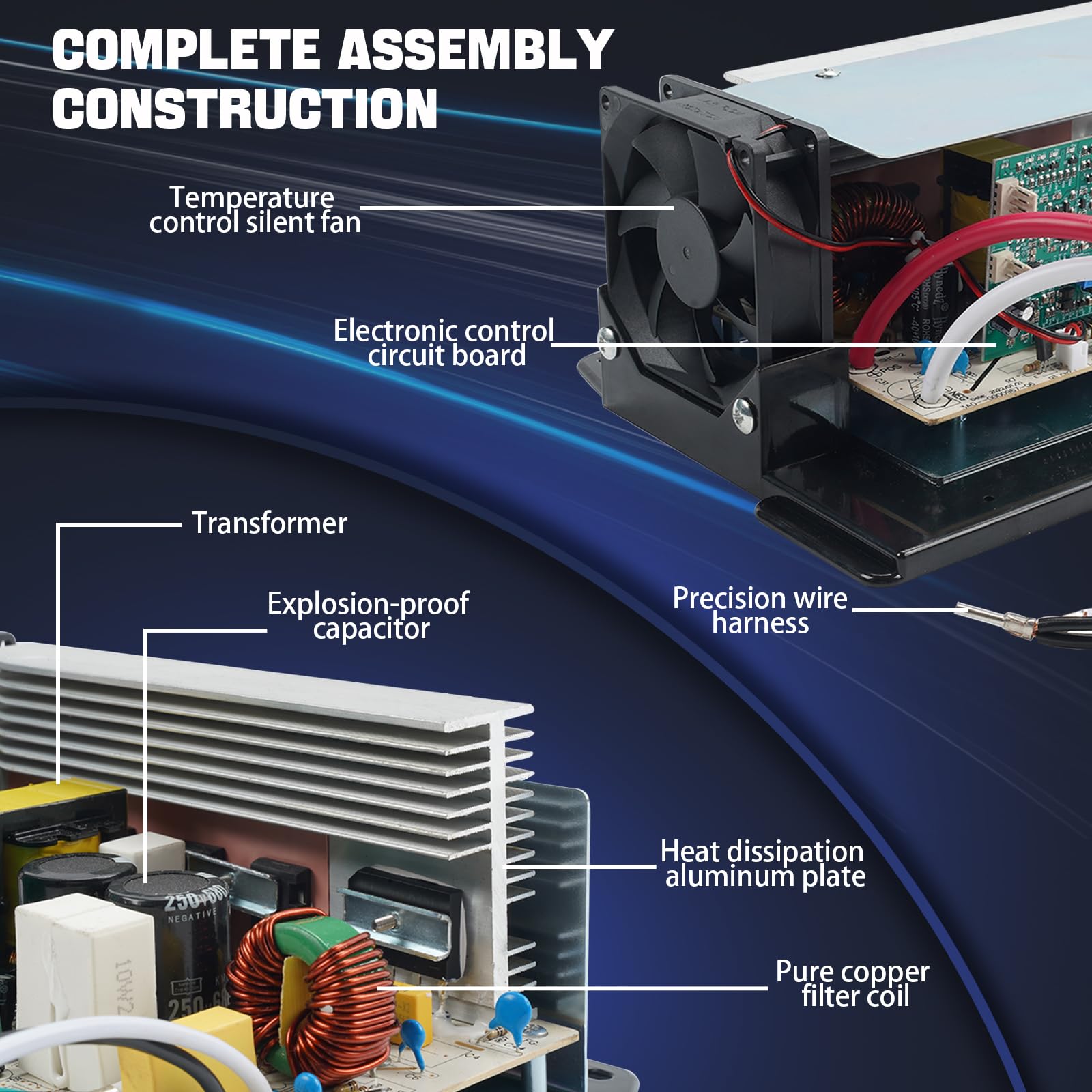 Autoverve RV 55 Amp Power Converter WF-8955-AD-MBA - Imagen 4