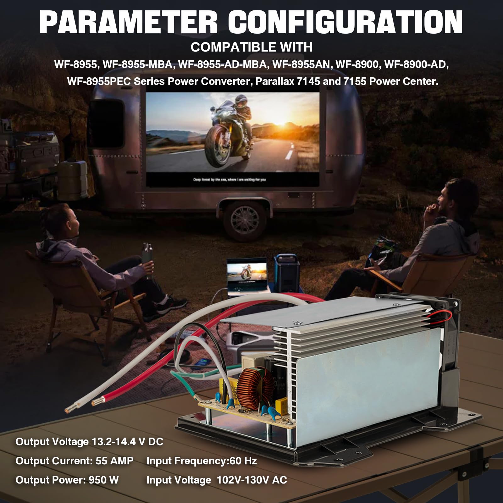 Autoverve RV 55 Amp Power Converter WF-8955-AD-MBA - Imagen 8