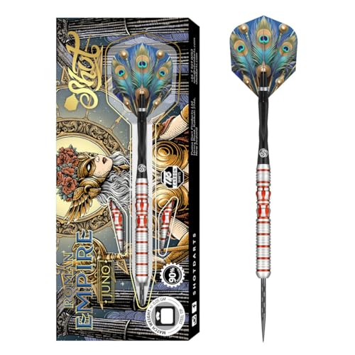 Juego de Dardos de Punta de Acero Shot! Darts, Roman Empire - Imagen 3