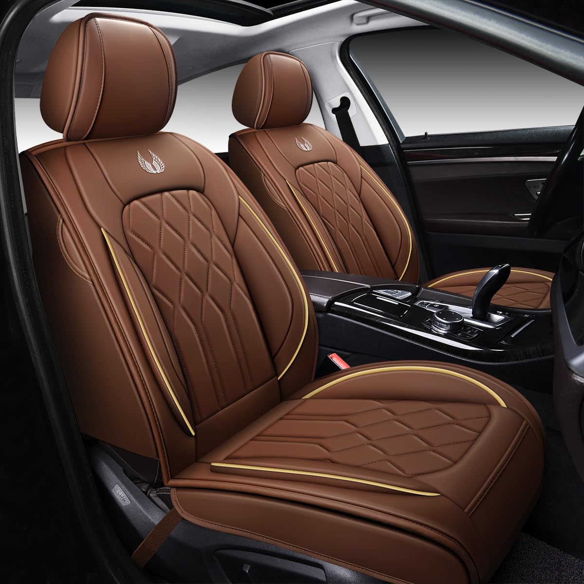 Cubiertas de Asiento para Coche de Cuero Falso Premium a - Imagen 3