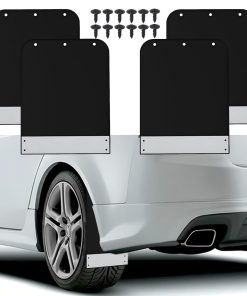 Paquete de 4 Guardabarros Universales, Negros Protectores