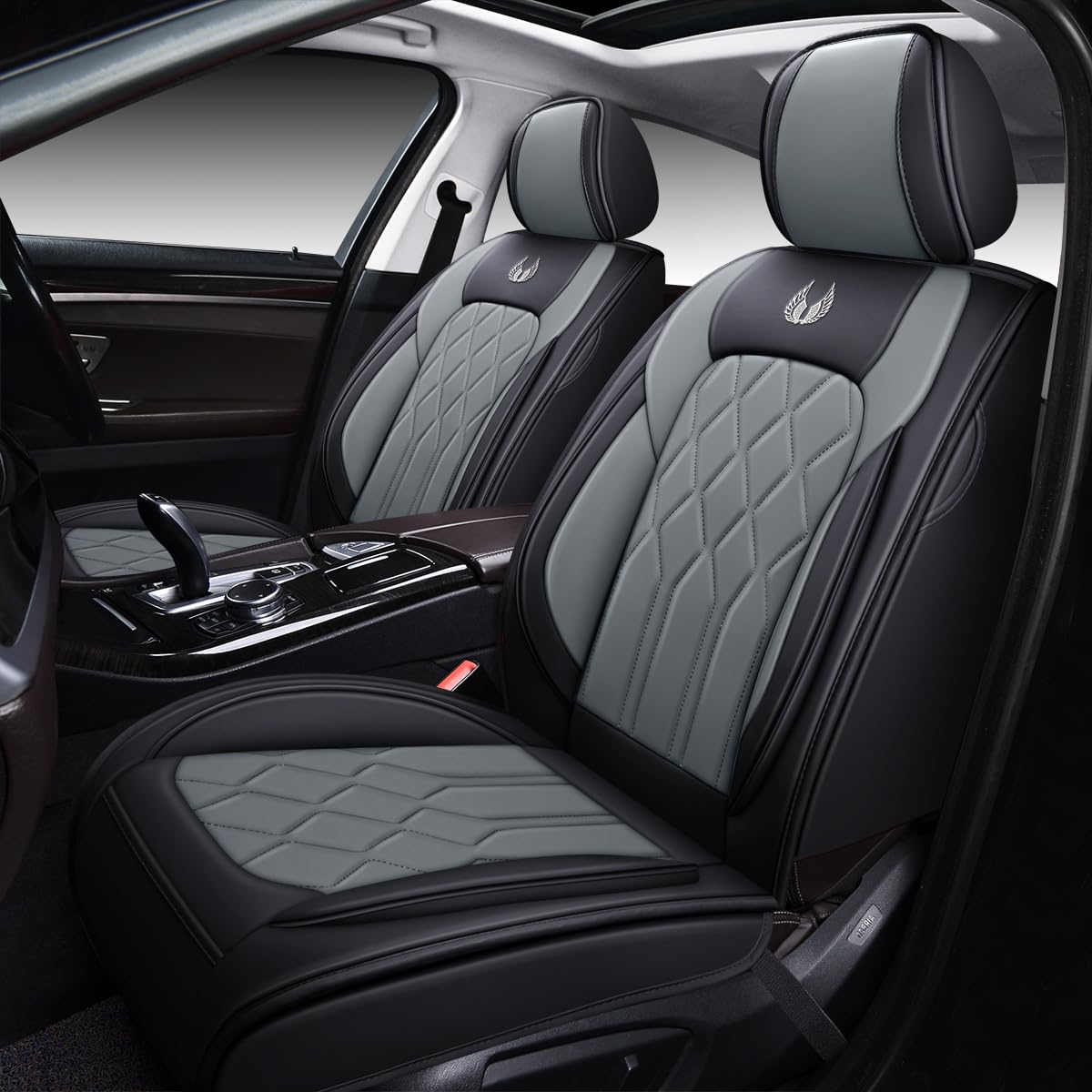 Cubiertas de asiento para automóvil OASIS -Gris - Imagen 7