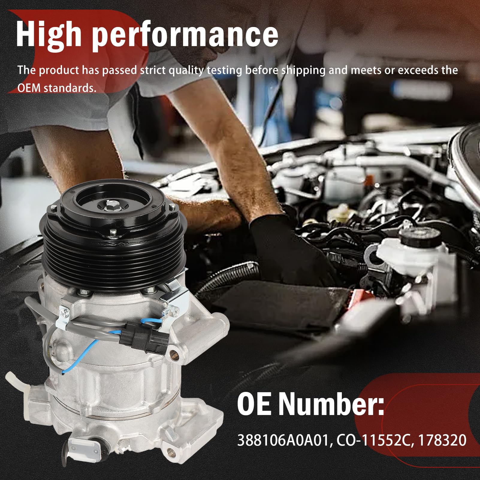 Compresor de aire acondicionado con embrague -2021 2022 - Imagen 4