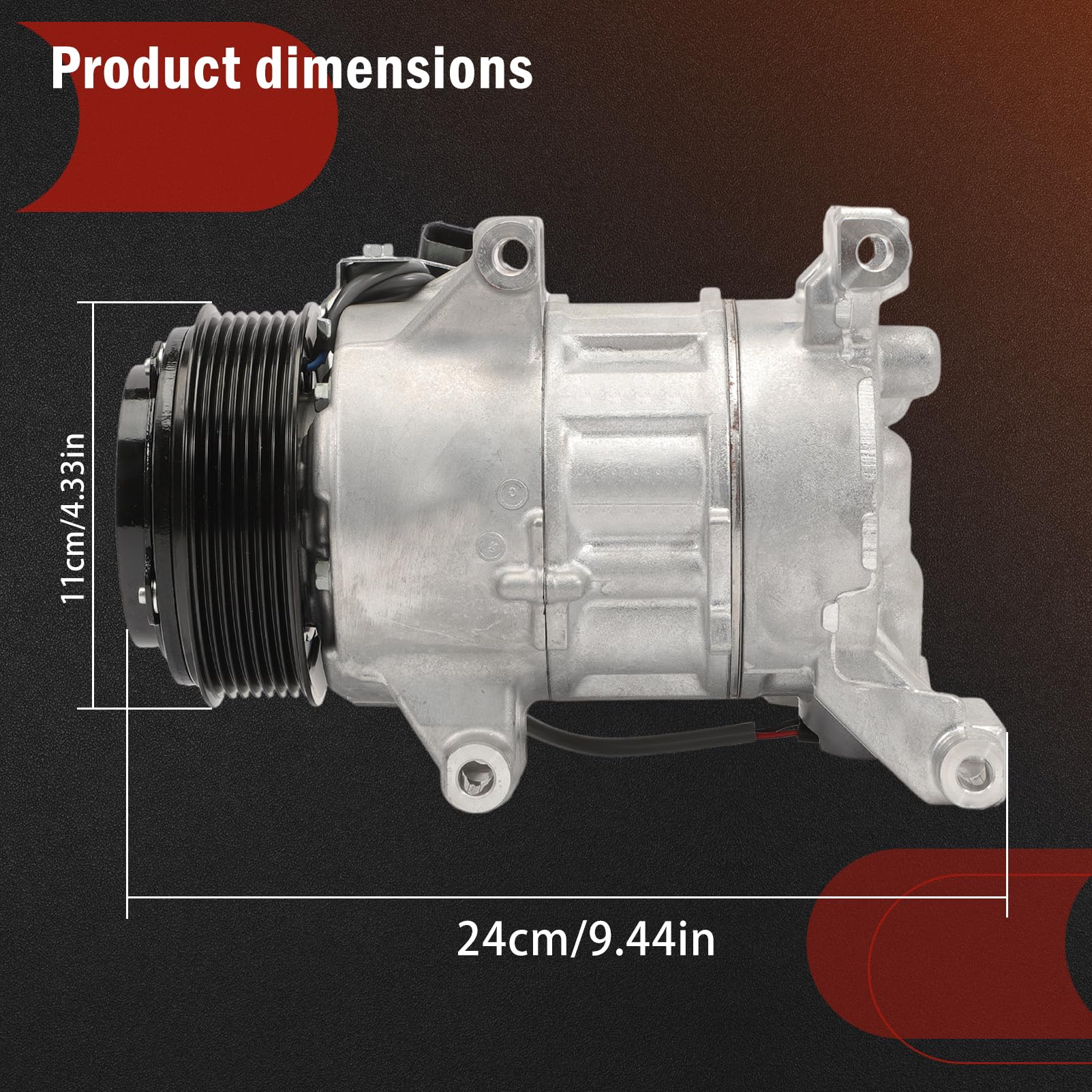 Compresor de aire acondicionado con embrague -2021 2022 - Imagen 5
