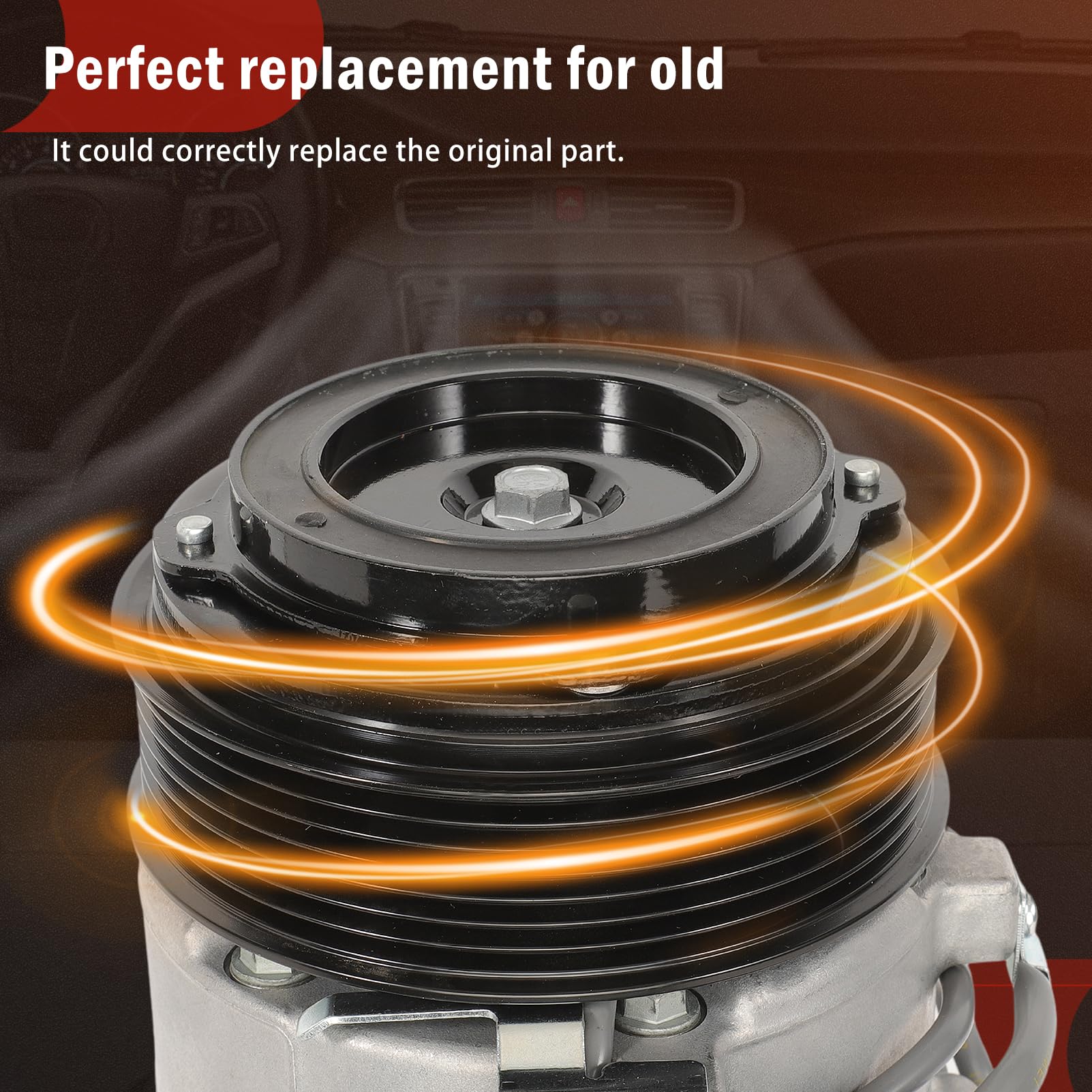 Compresor de aire acondicionado con embrague -2021 2022 - Imagen 6