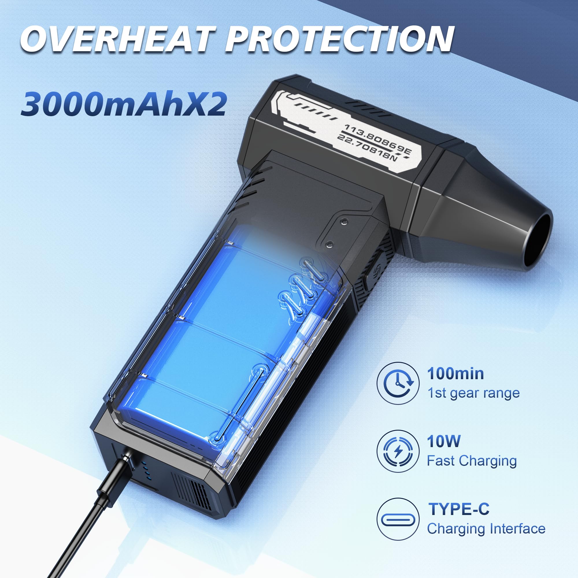 SDFM Soplador de Aire Comprimido - Soplador de Aire - Imagen 4