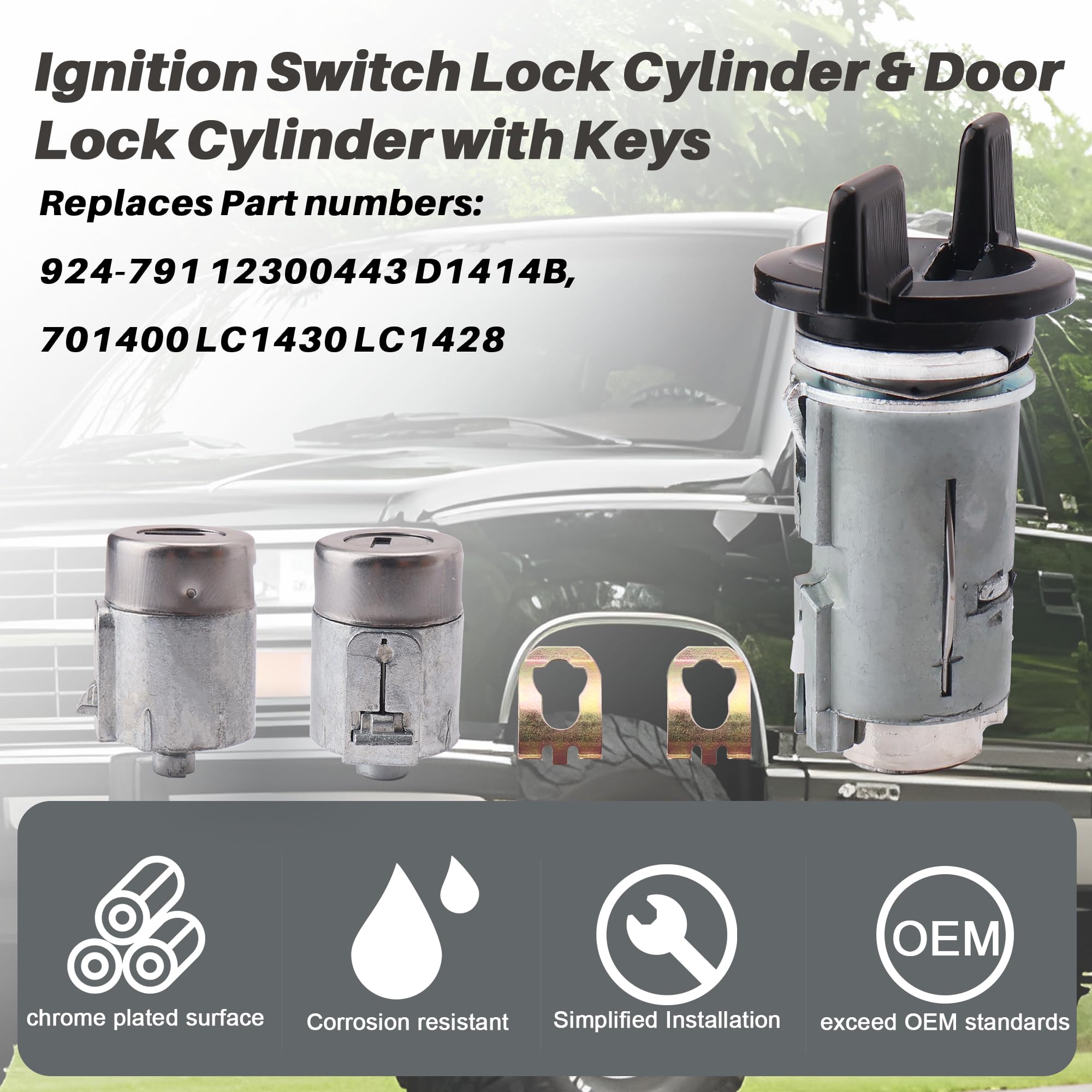 Conjunto de Cilindro de Bloqueo del -30 LC1428 - Imagen 3