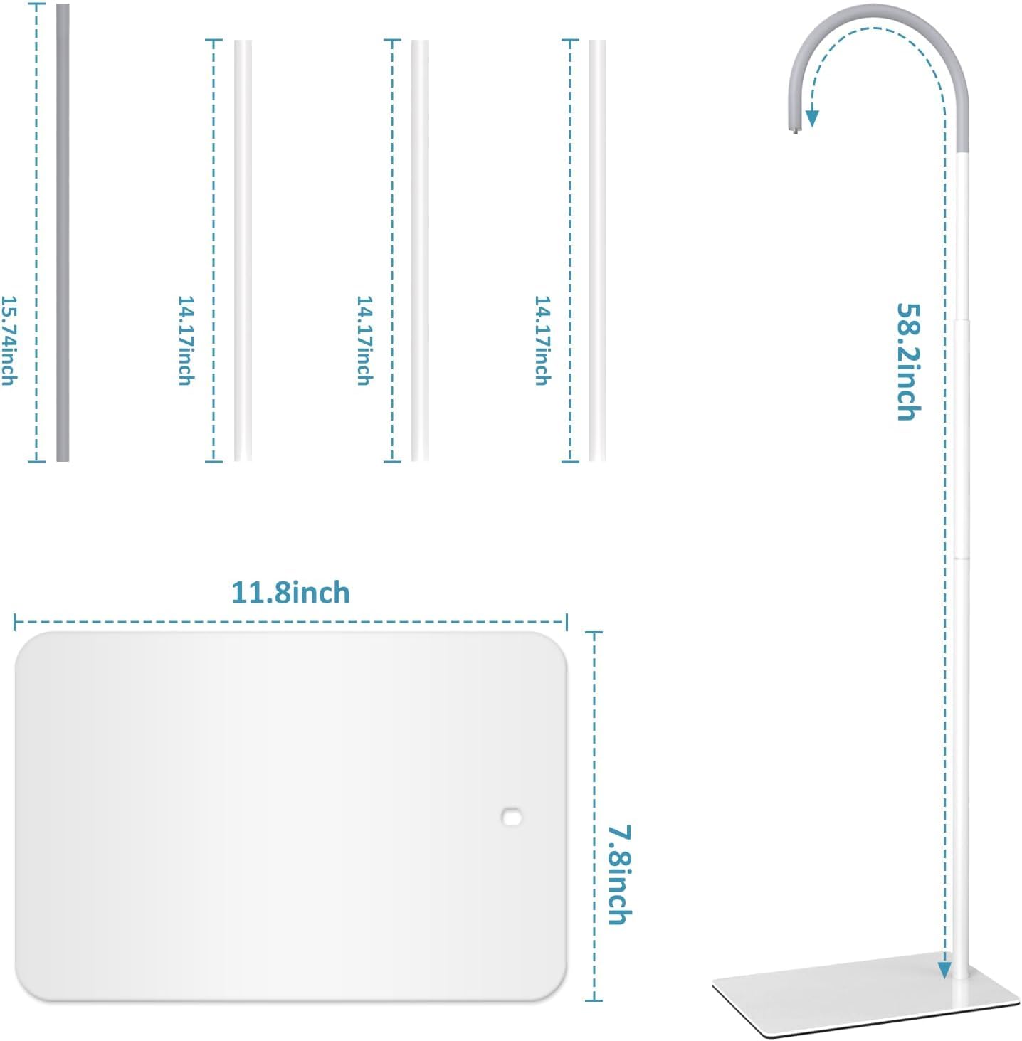 Soporte para monitor HelloBaby, Soporte de piso para - Imagen 8