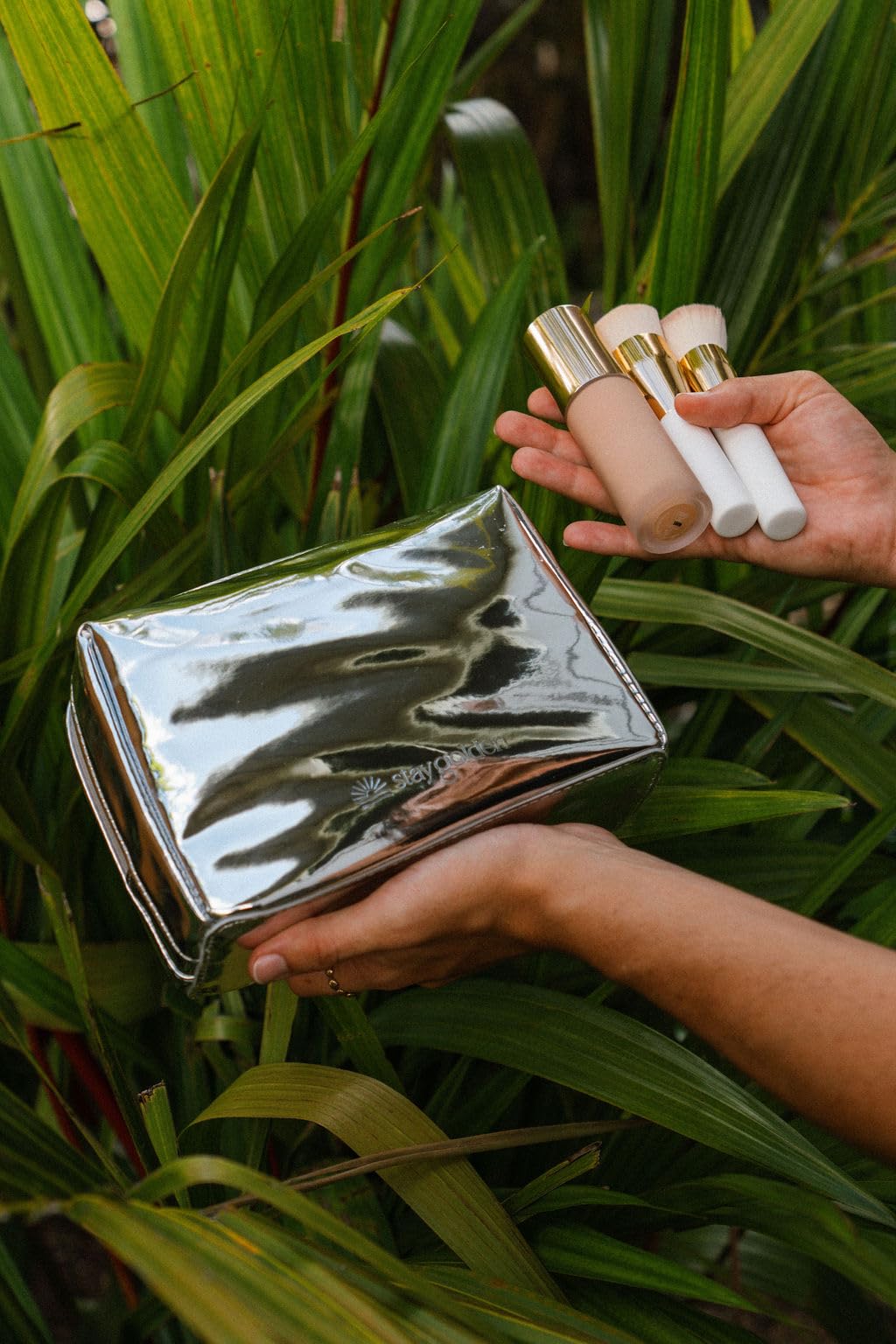 Stay Golden Small Insulated Makeup Bag Day Pouch - Bolsa de - Imagen 7