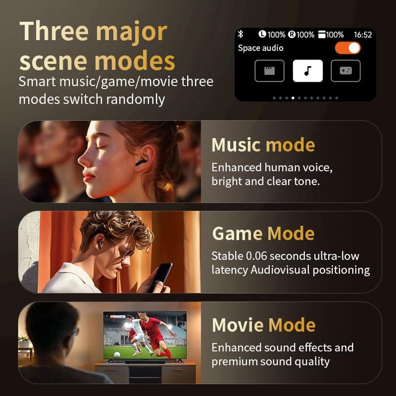 Auriculares Bluetooth HD con cancelación de ruido - Imagen 6