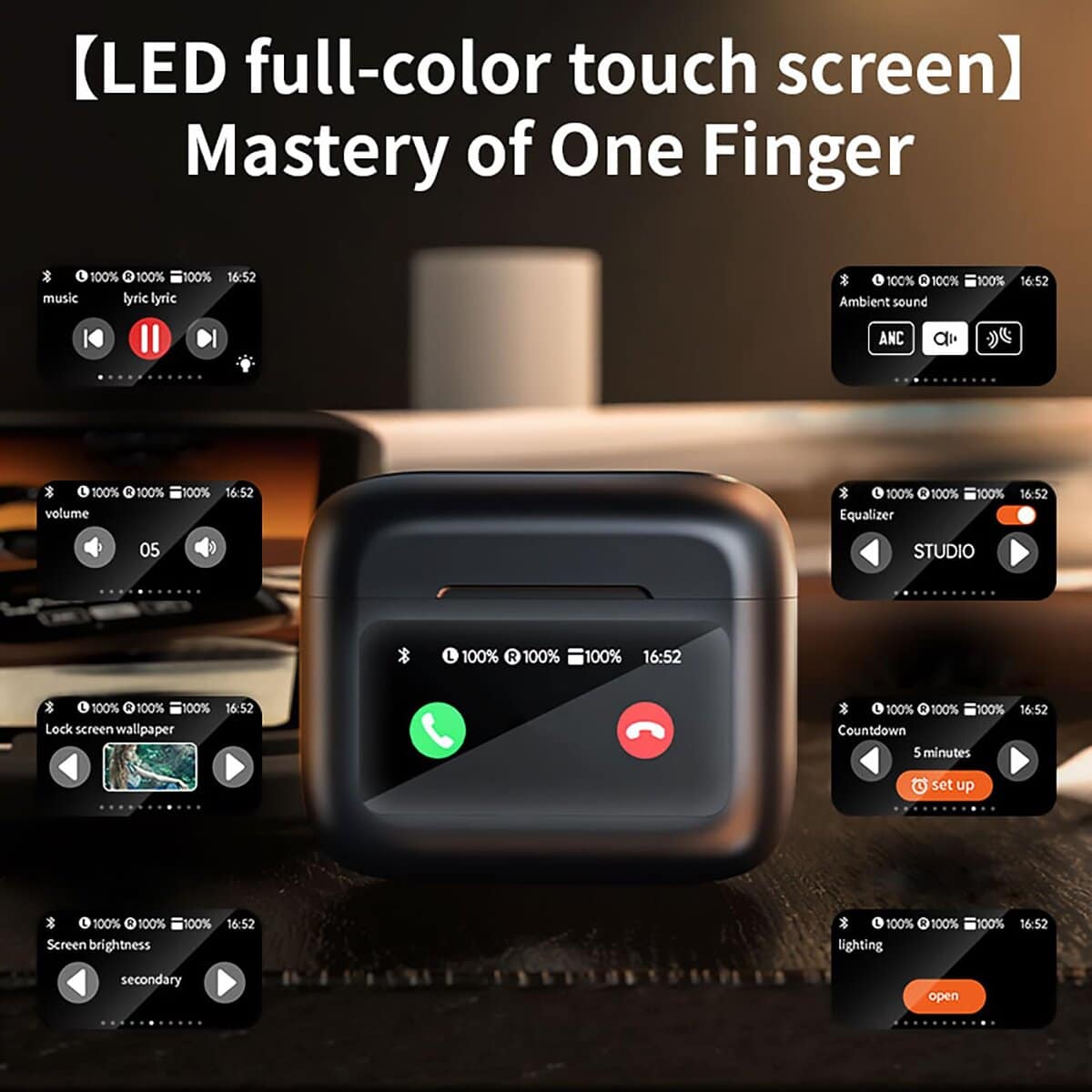 Auriculares Bluetooth HD con cancelación de ruido - Imagen 5