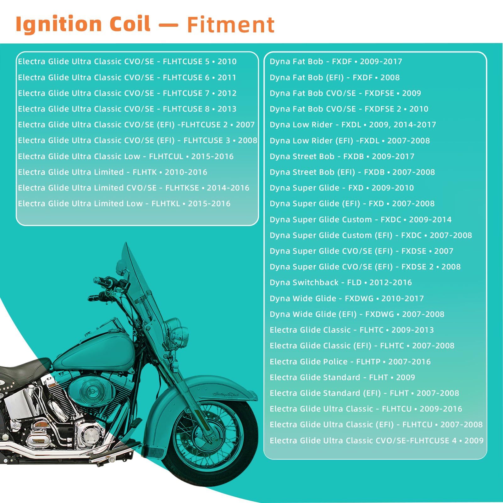 Bobina de Encendido 31696-07A Compatible con Modelos Harley - Imagen 3