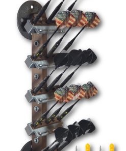 Porta dardos NP Labs Inc. de estilo industrial que sostiene