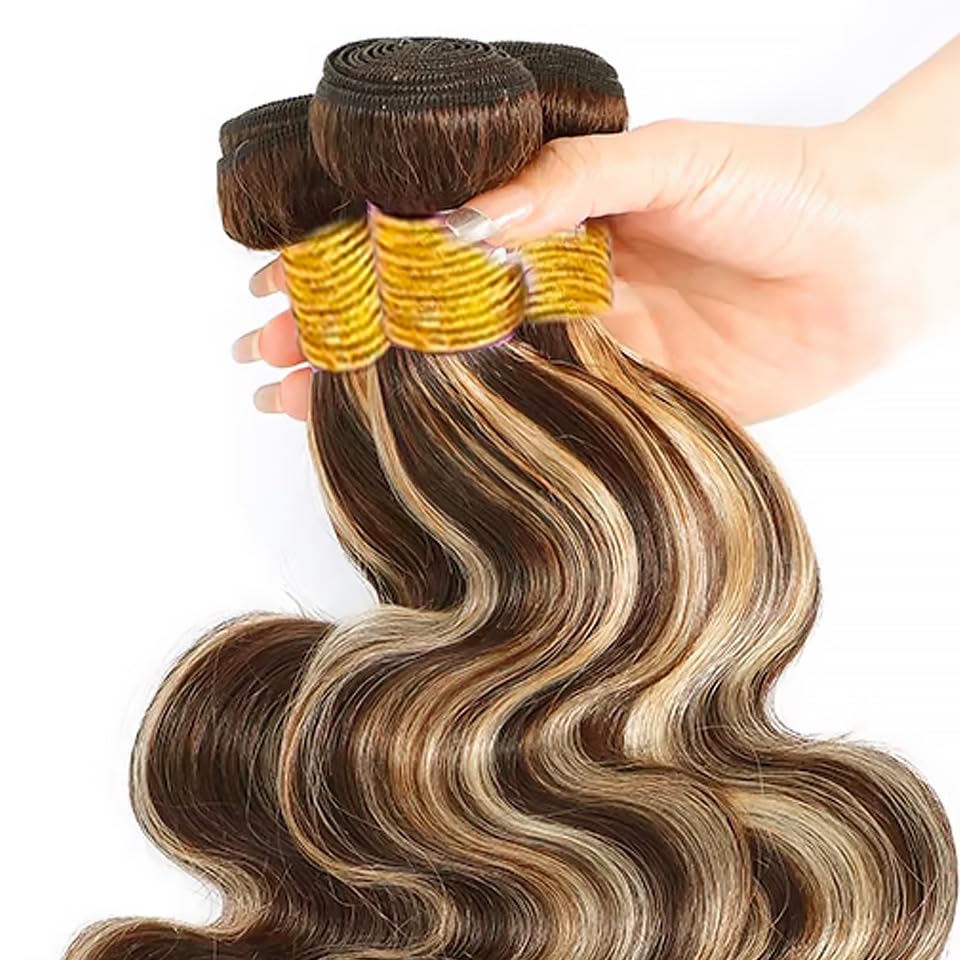 Dokksiiia Extensiones de Cabello Humano Ombre P4/613 de - Imagen 7