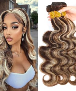 Dokksiiia Extensiones de Cabello Brasilero Highlight P4613