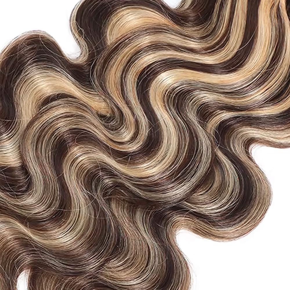 Dokksiiia Extensiones de Cabello Humano Ombre P4/613 de - Imagen 4