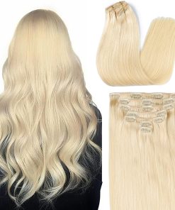 Extensiones de Cabello Clip en Pelo Real Extensiones de