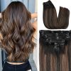 Extensiones de Cabello Clip ORIGEN Cabello Humano Real Remy