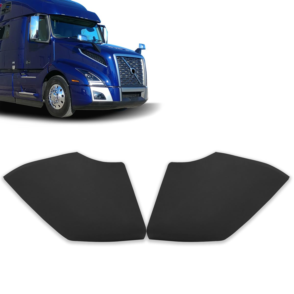 Deflector de flujo de aire del parachoques para camiones