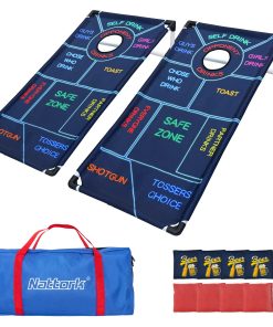 Juego de Cornhole Portátil - Set de Juego al Aire Libre con