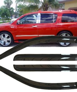 Conjunto Original de 4 deflectores de viento -Humo Oscuro