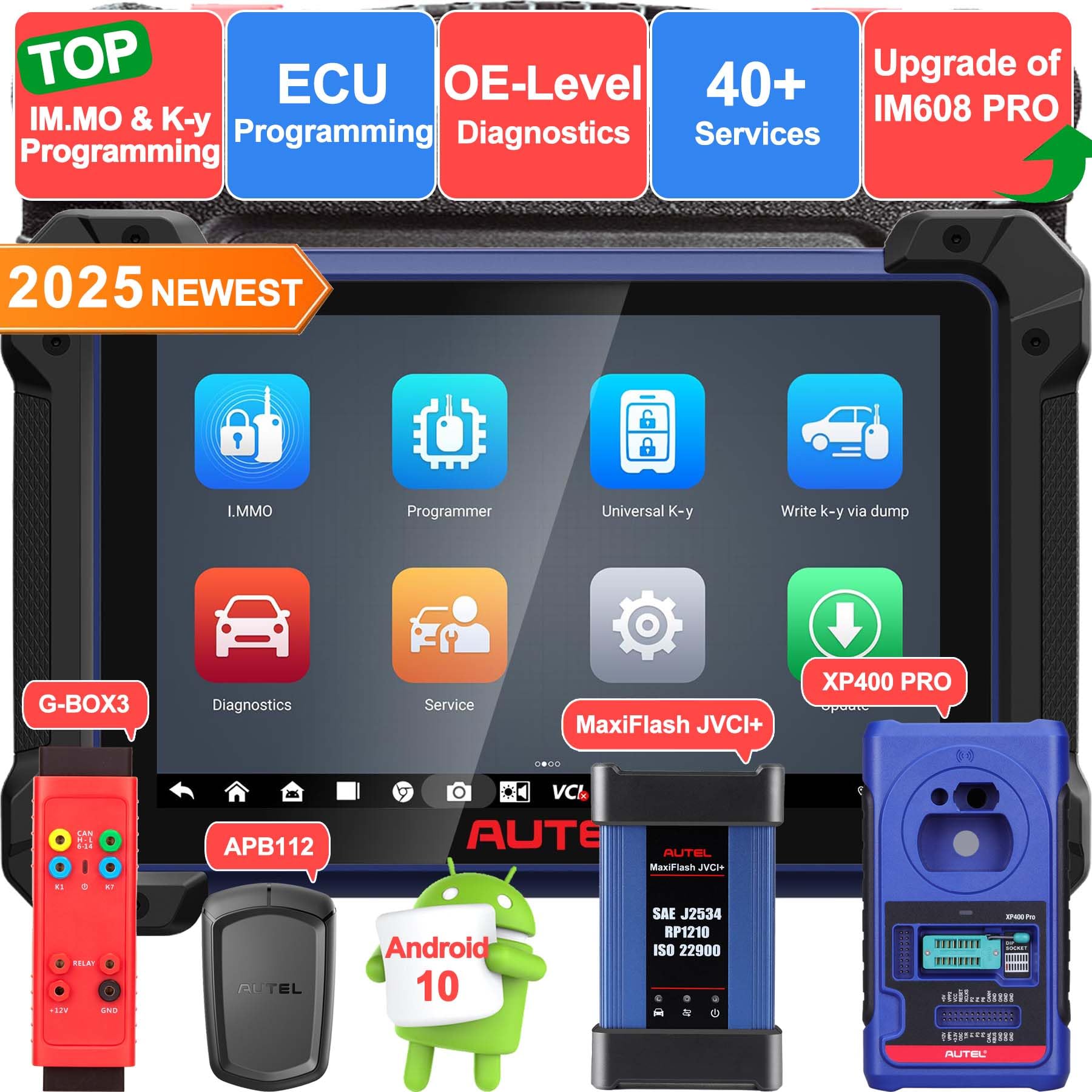 Autel IM608 PRO II Herramienta de Diagnóstico, Igual que