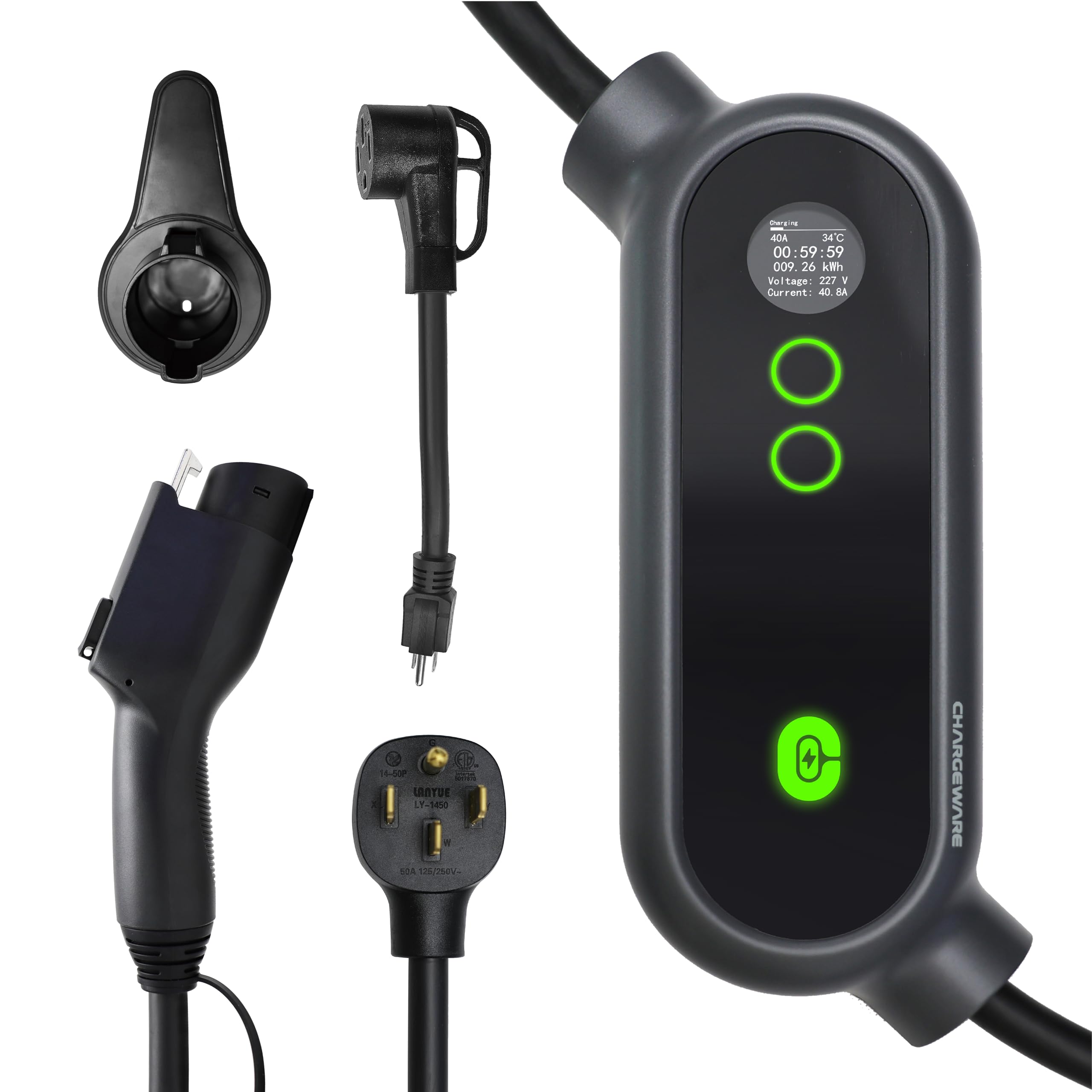 Cargador para vehículos eléctricos Chargeware Nivel 2