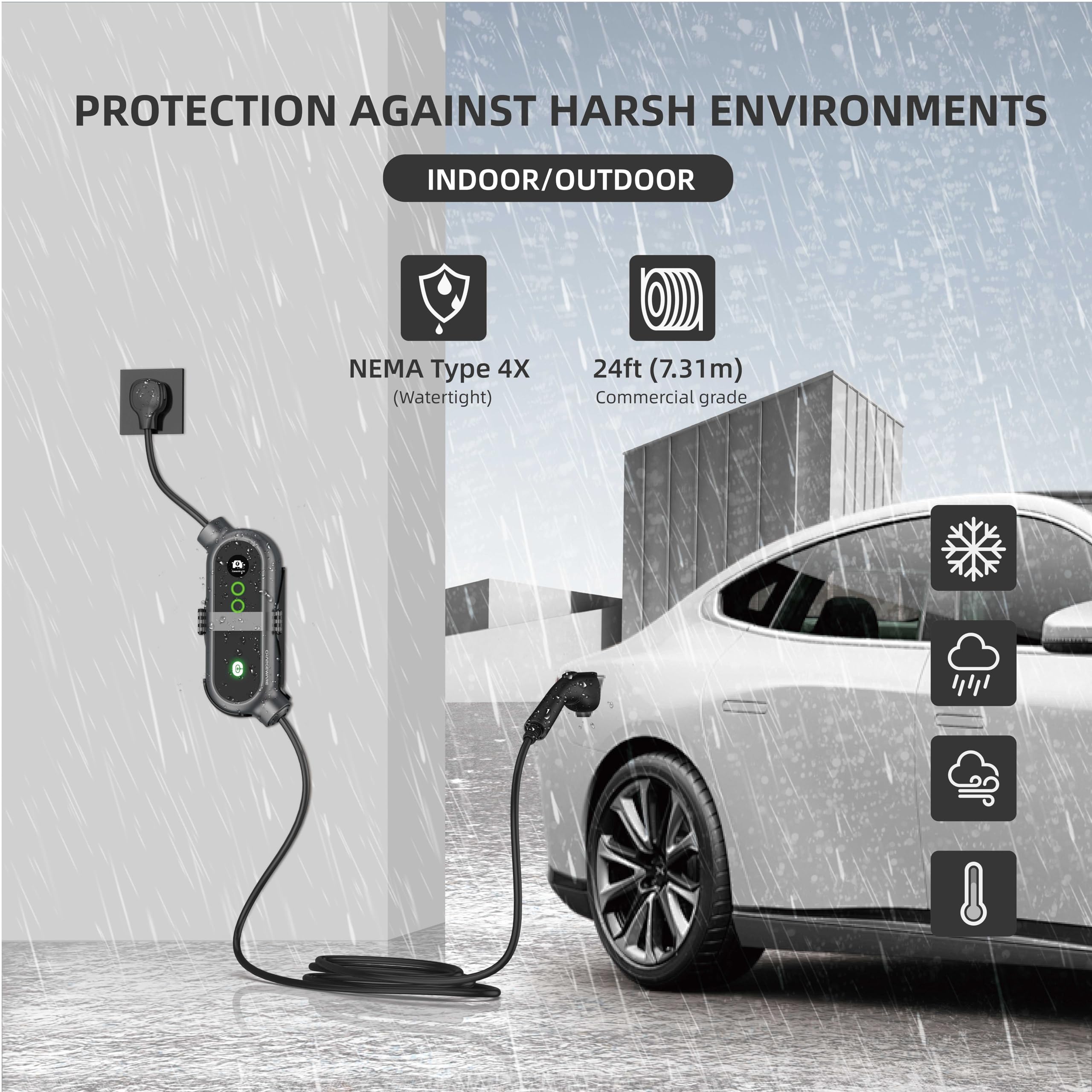 Cargador para vehículos eléctricos Chargeware Nivel 2 - Imagen 5