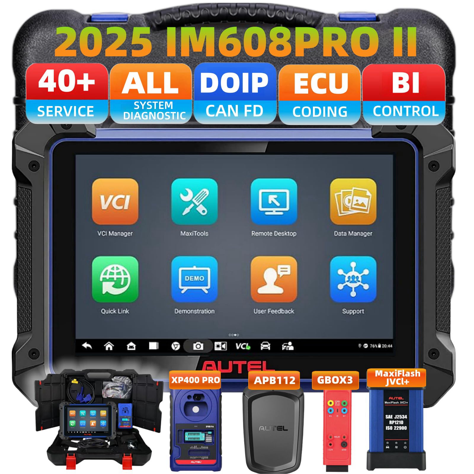 Autel Scanner MaxiIM IM608 PRO II, Actualización de 2025