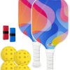 Set de 2 paletas de pickleball Feel my rhythm con 4 pelotas