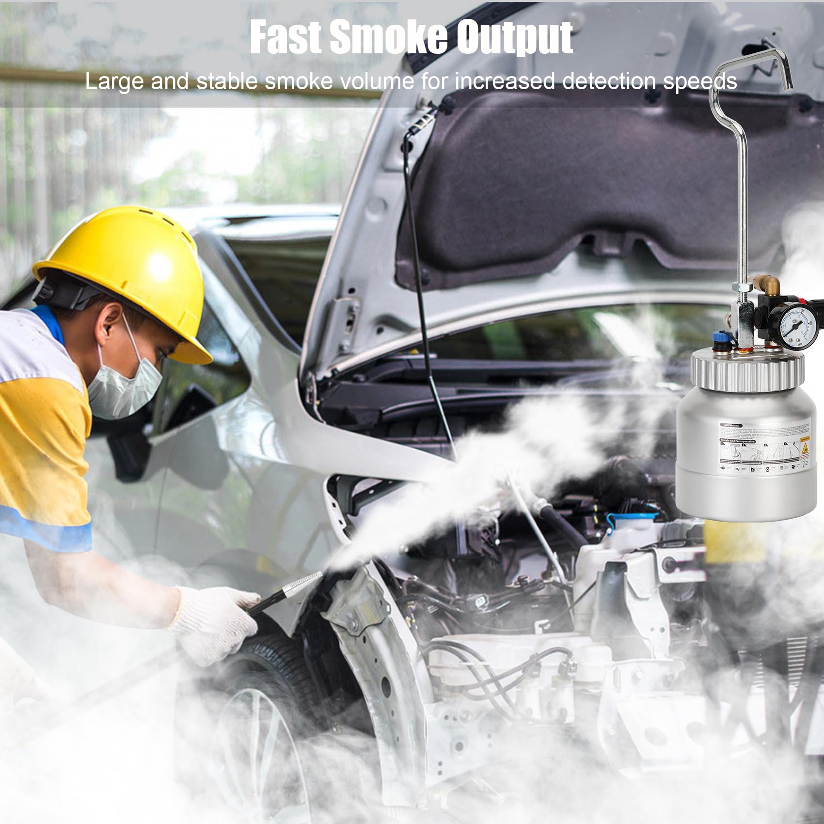 Máquina de humo automotriz Orsong con adaptador de puerto - Imagen 7