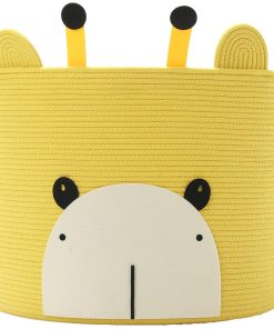 Canasta de Almacenamiento de Cuerda de Algodón en Forma de